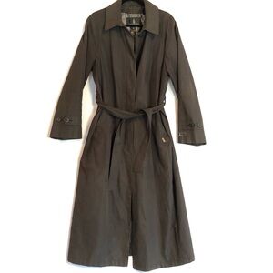 London Fog Charcoal Trench Coat